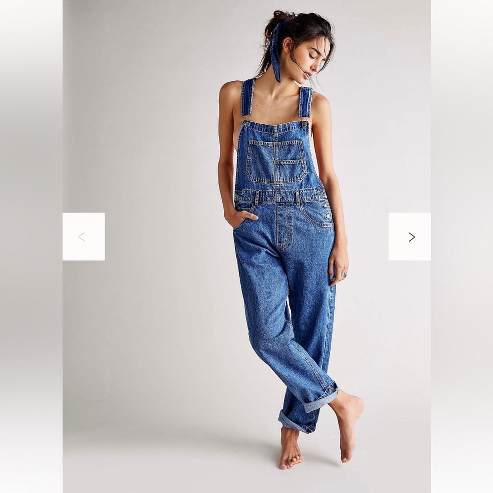 We The Free - Ziggy Overalls in Sapphire Blue